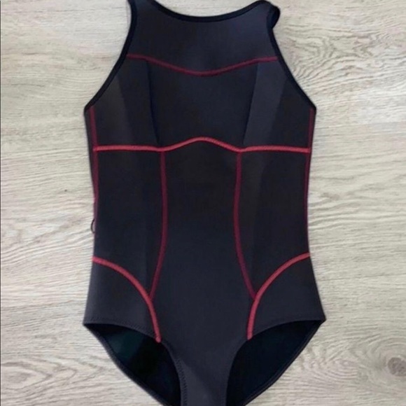 ‼️GIFTED‼️ PrAna 1mm Neoprene Eleana Swimsuit Surfsuit Paddle New S - Picture 5 of 9